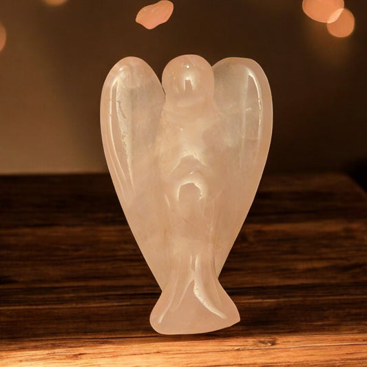 Small Rose Quartz Angels