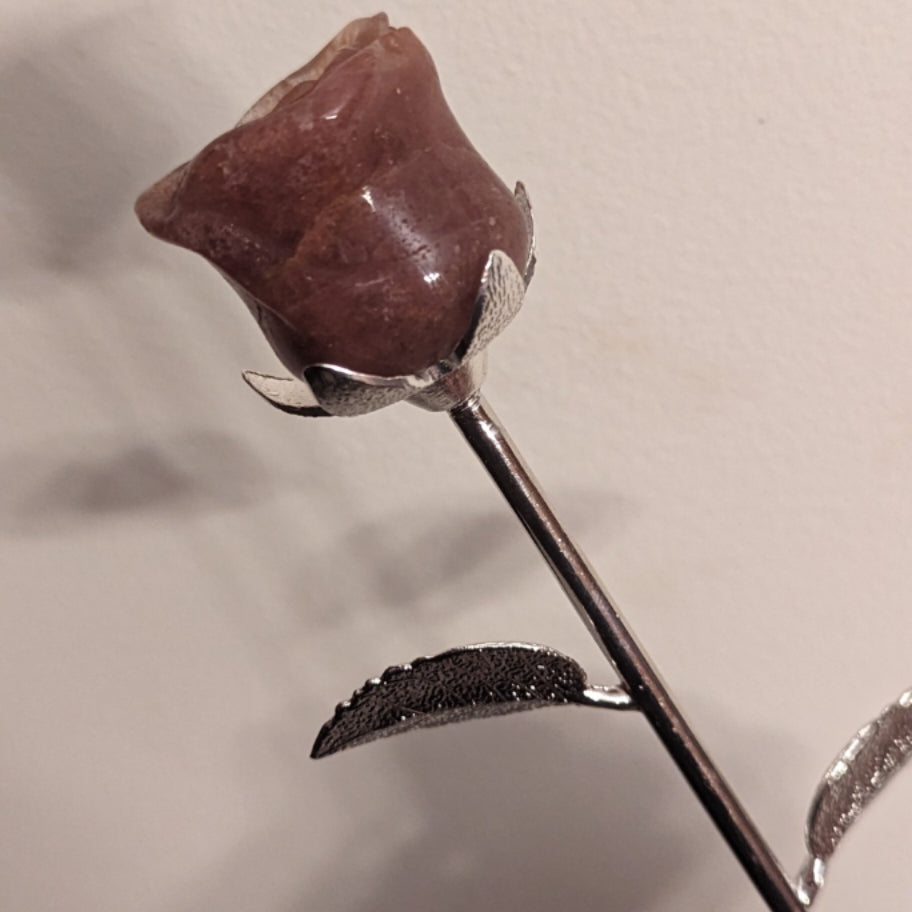 Crystal Long Stem Rose