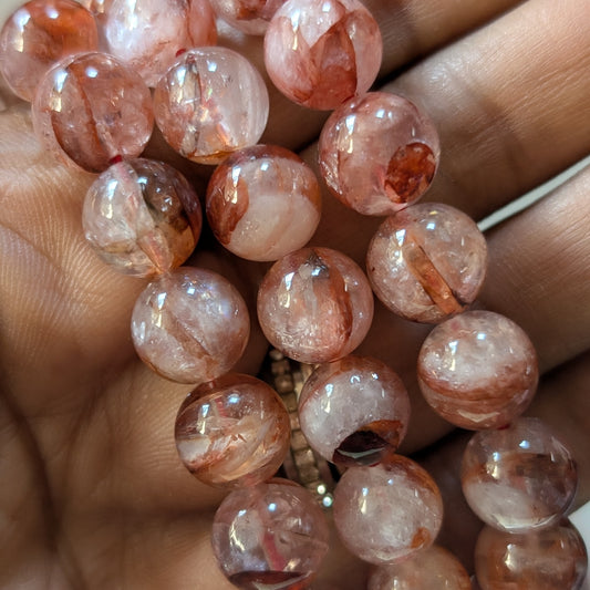 Fire Quartz 10mm Bracelet