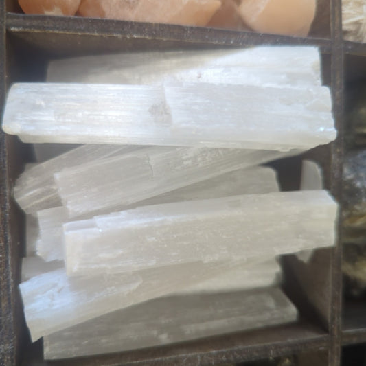 Raw Bin - Selenite Sticks