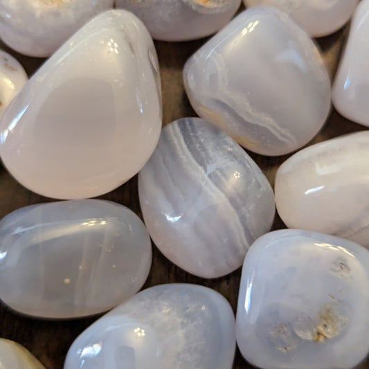 Blue Lace Agate Tumbles