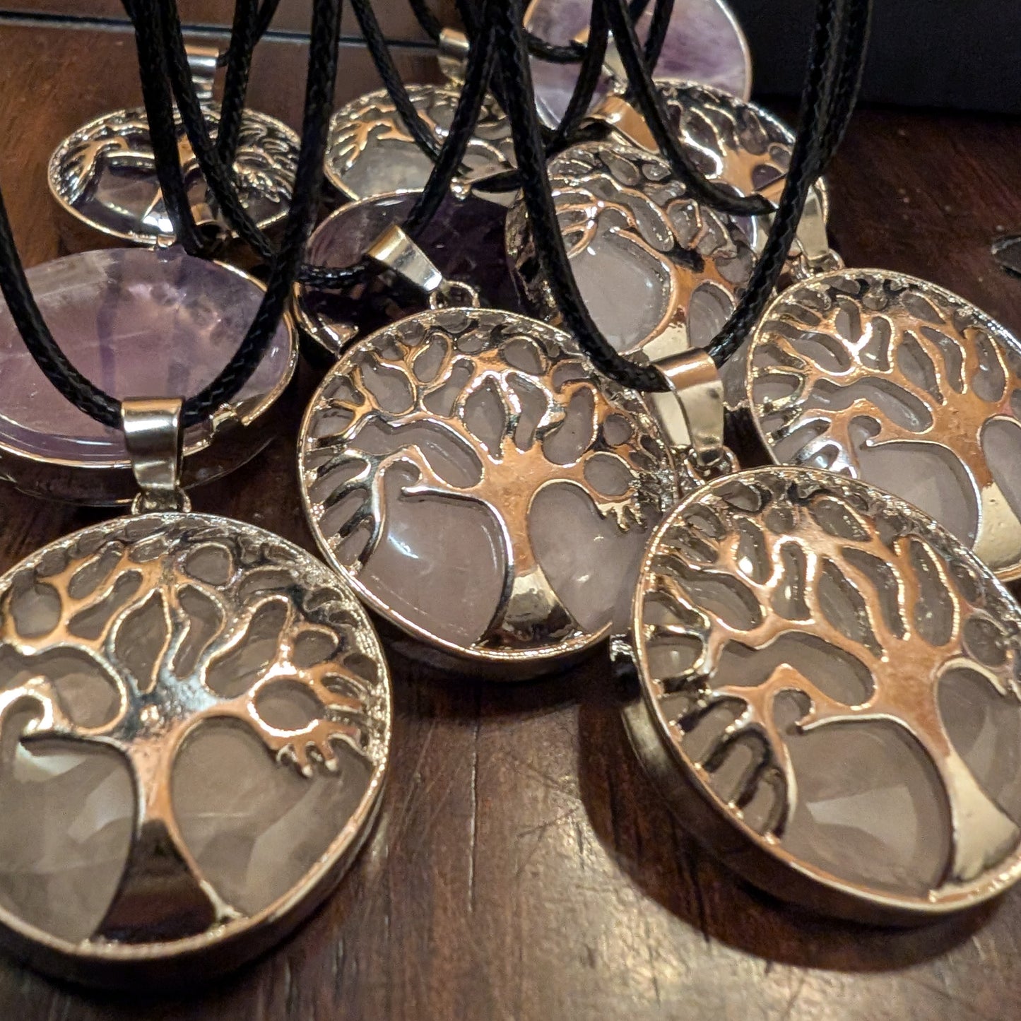 Metal Tree Of Life Pendant Necklace