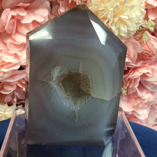Blue Agate 4” Tower
