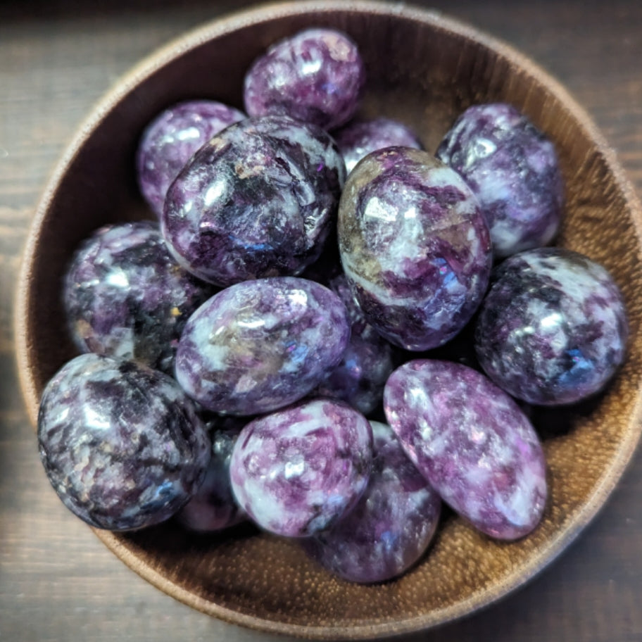 Lepidolite Tumbles