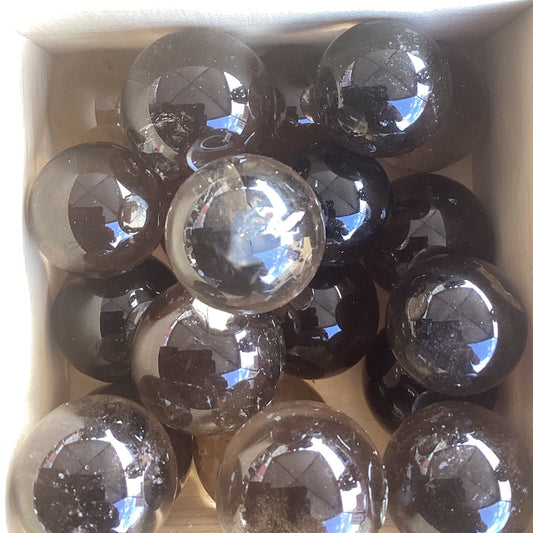 Smoky Quartz Spheres
