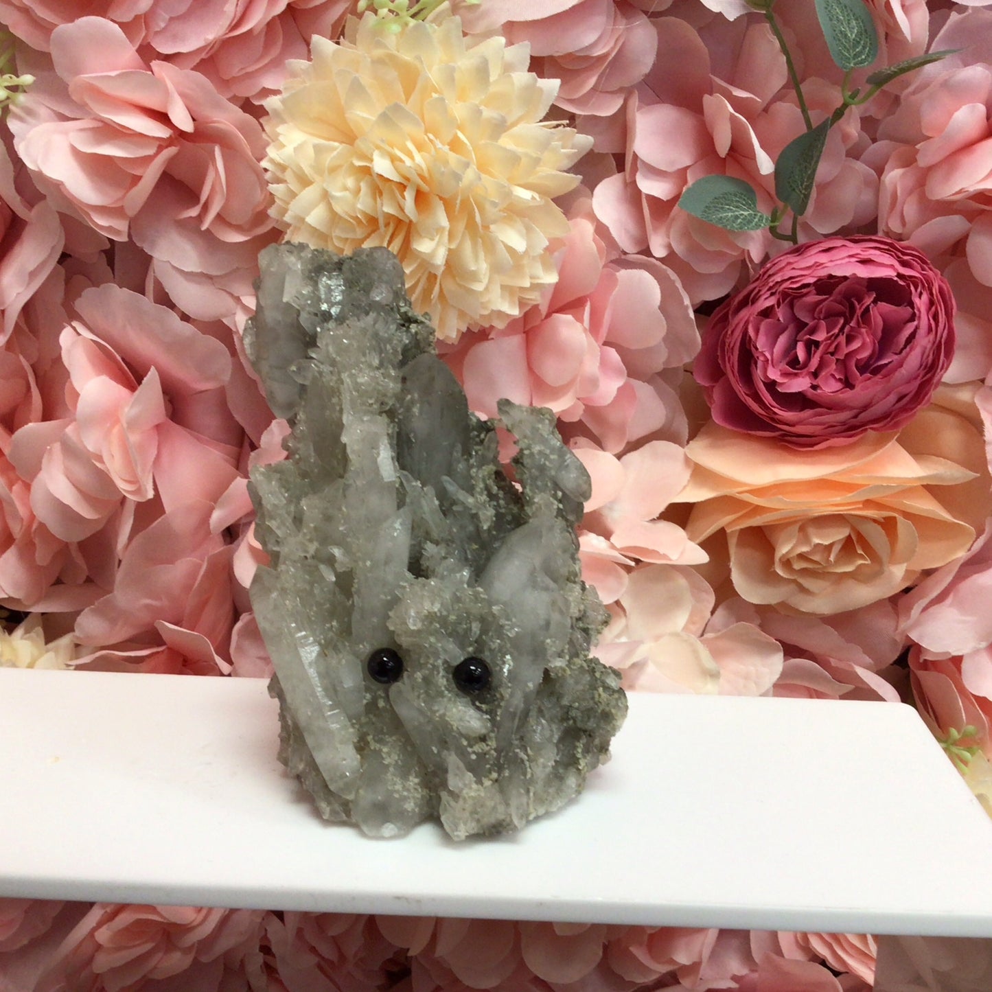 Calcite and Quartz Crystal Buddy #716176F