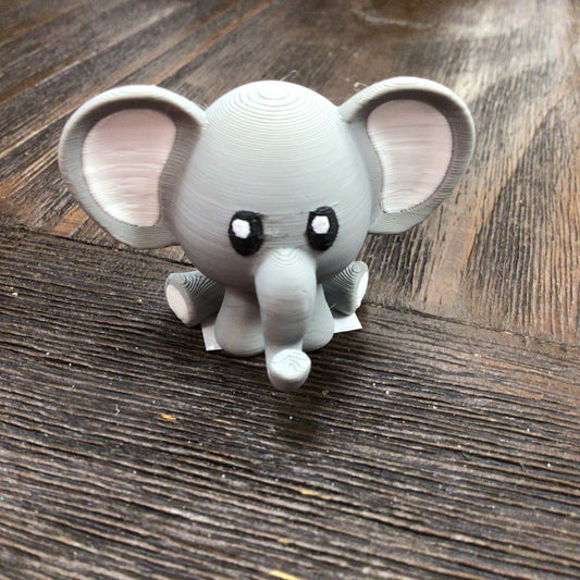 Mini Elephant 3D Printed by ScootsLoot