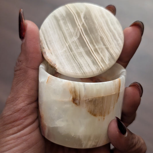 Banded Calcite "Green Onyx" Mini Box