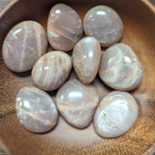 Peach Moonstone Tumbles