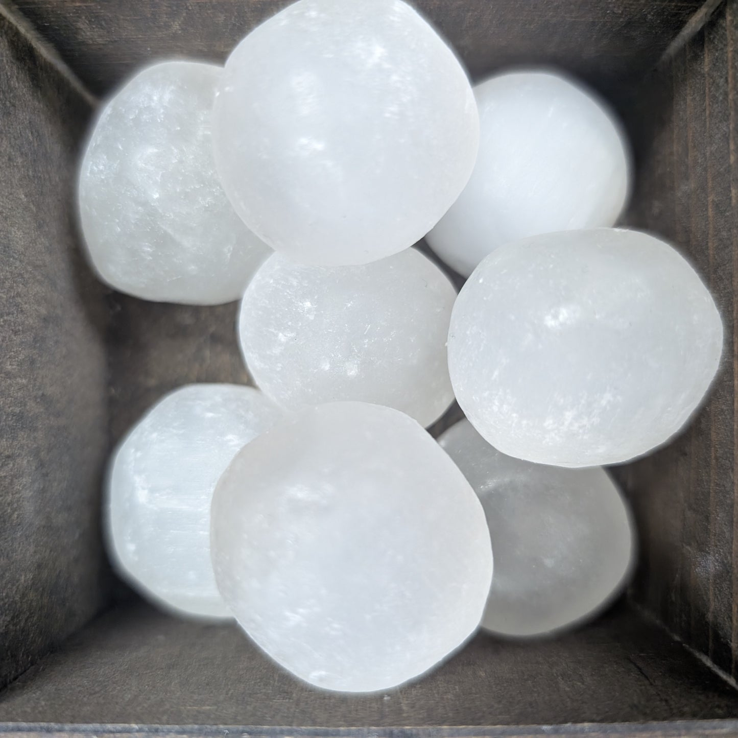 $5 Selenite Spheres