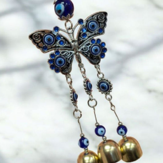 Butterfly Evil Eye Wind Chime