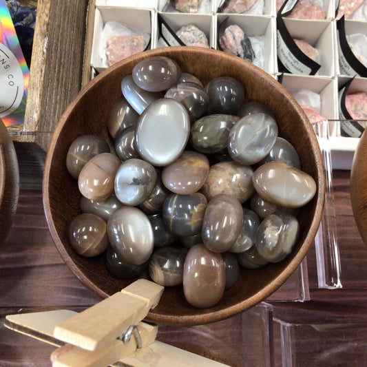 Black Moonstone Tumbles