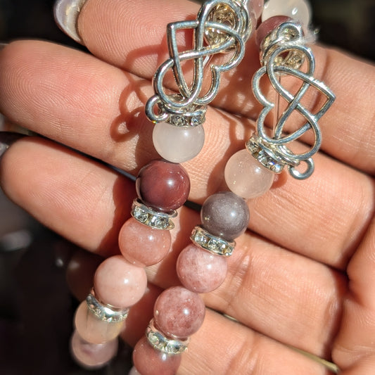 Celtic Heart Beaded Bracelet