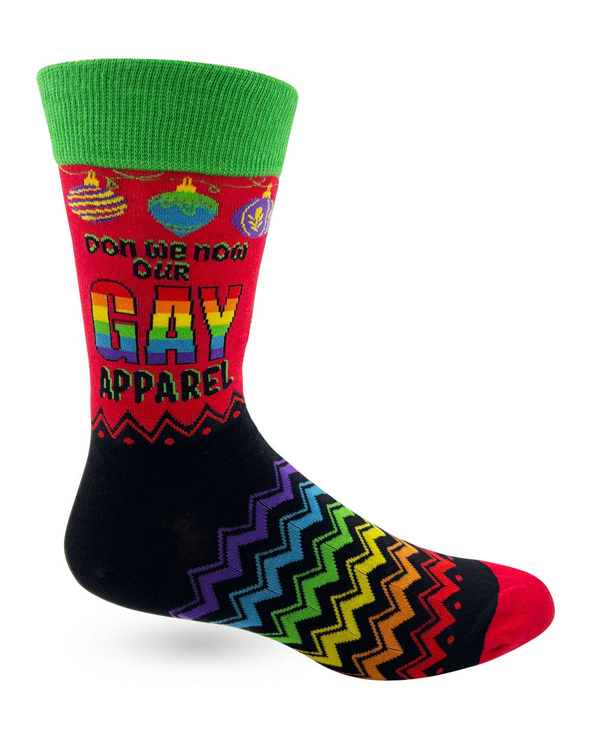 Don We Now Our Gay Apparel Men's Novelty Crew Socks