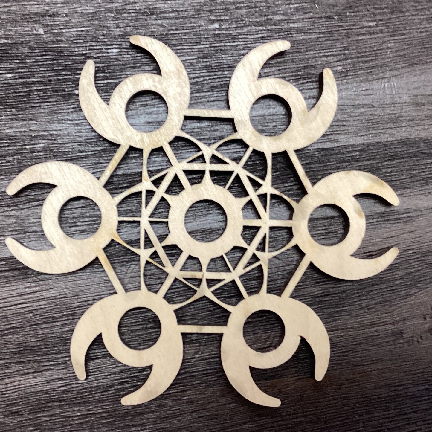 Wooden Multi Sphere Stand