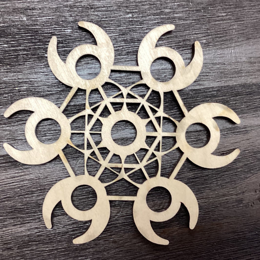 Wooden Multi Sphere Stand