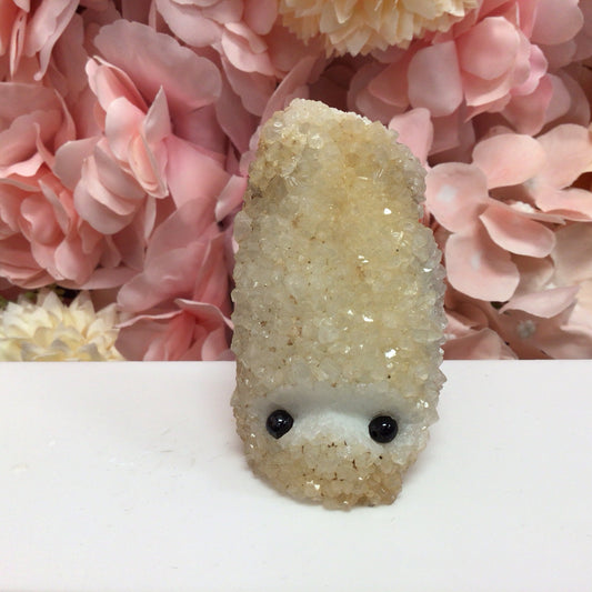 Sugar Druzy Quartz Crystal Buddy #220535Z