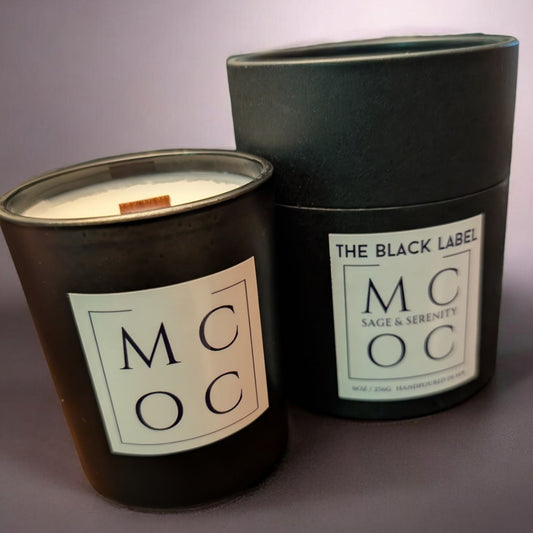 The Black Label - Sage & Serenity Candle
