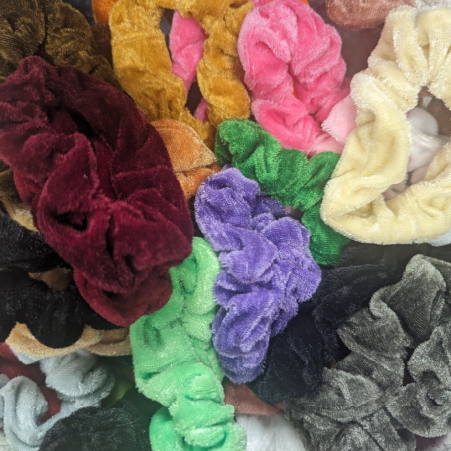 Velvet Hair Scrunchie Tie