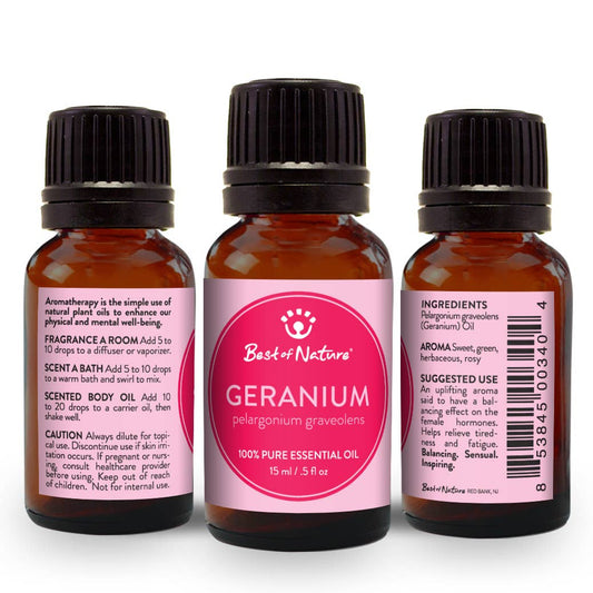 Geranium Essential Oil: 1/2 oz