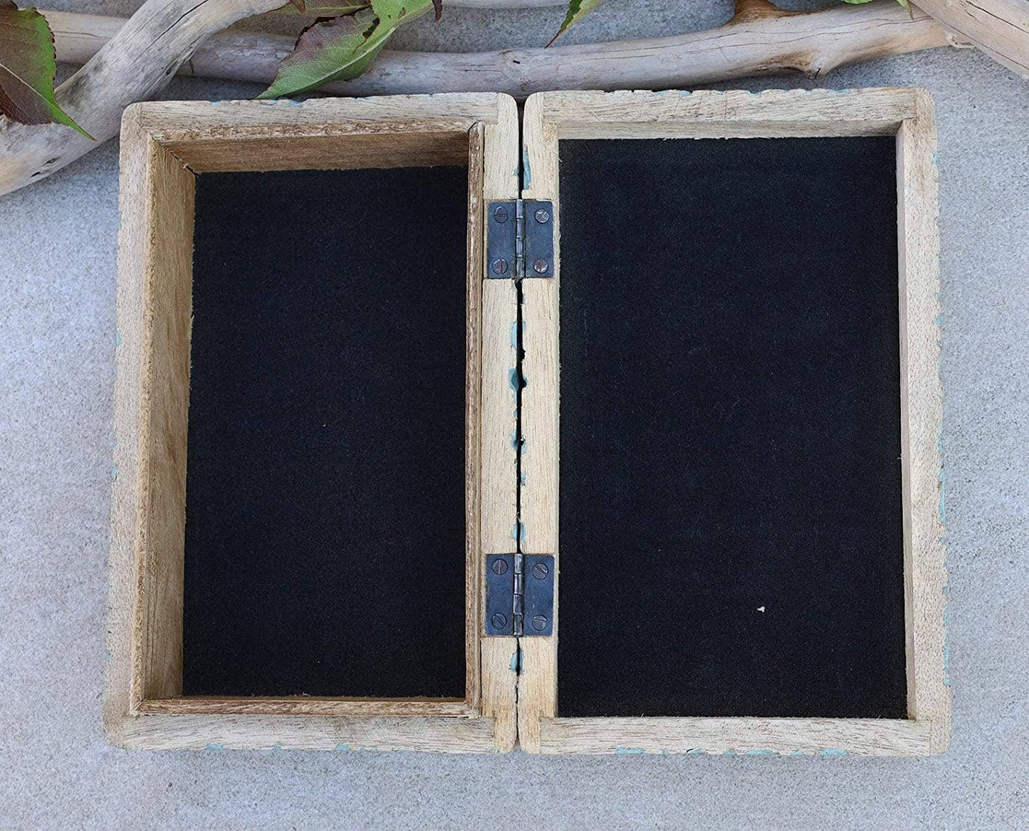 Hand Carved Triquetra Wooden Jewelry, Keepsake, Storage Box