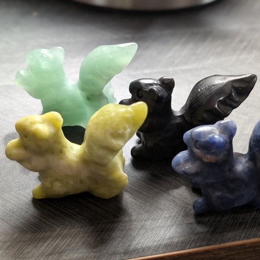 Small Squirrel Carving