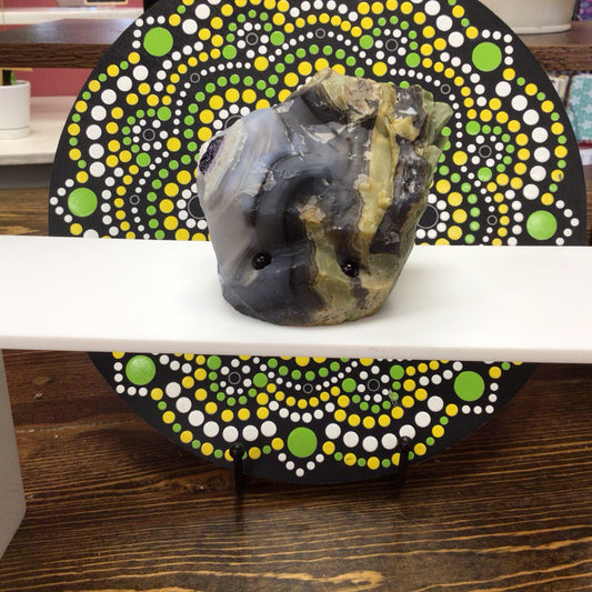 Volcano Agate Crystal Buddy #M062598