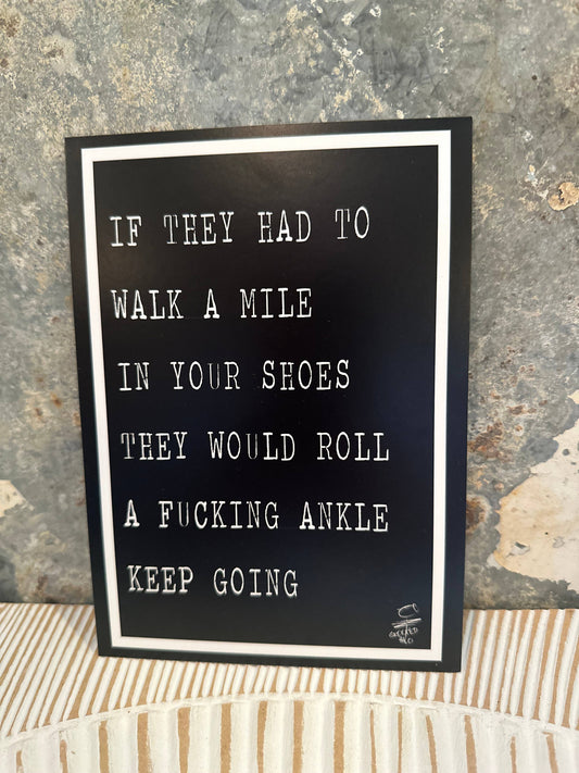 Keep Going Inspirational Print