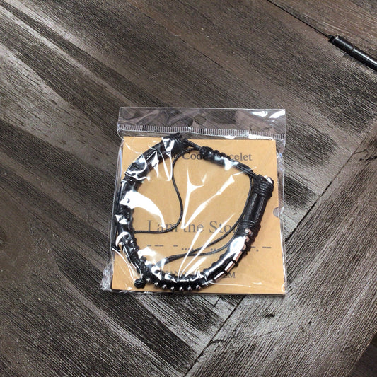 Large “I Am The Storm” Morse Code Bracelet
