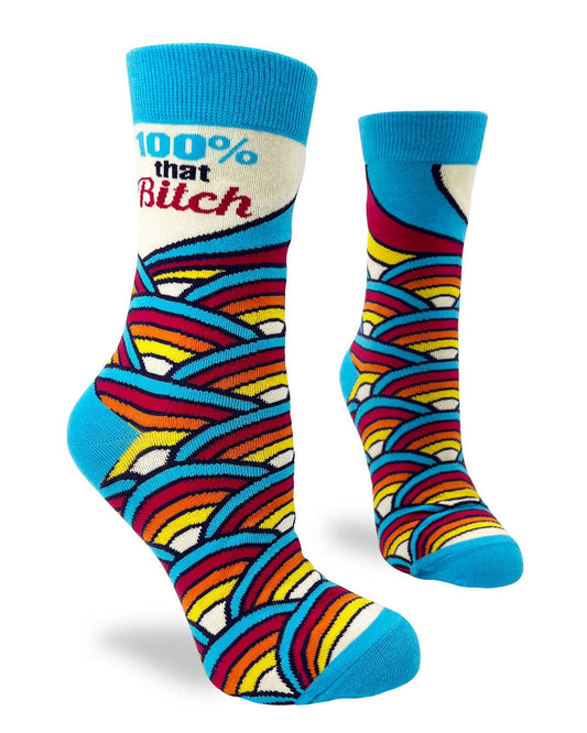 That Bitch Ladies' Novelty Crew Socks
