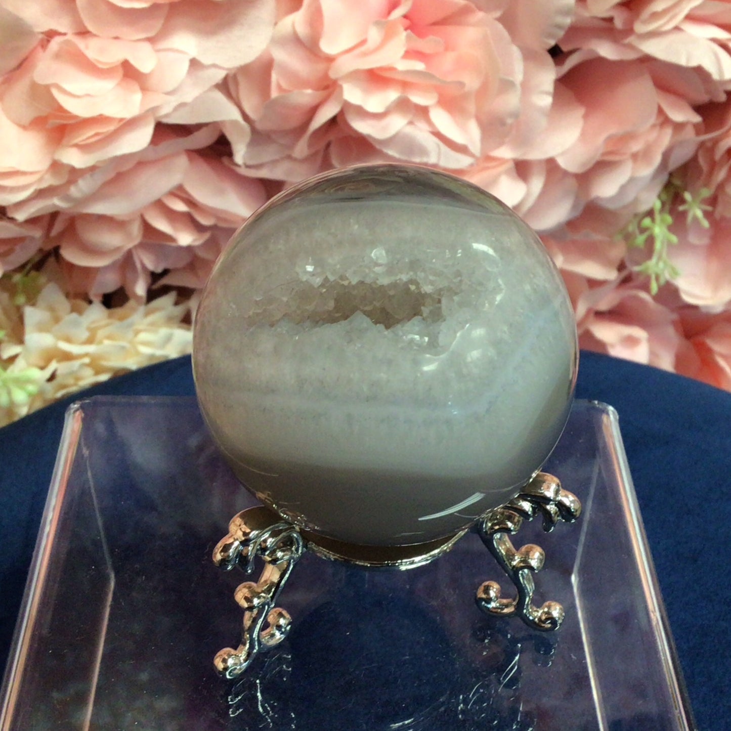 Blue Agate 1 1/2” Sphere