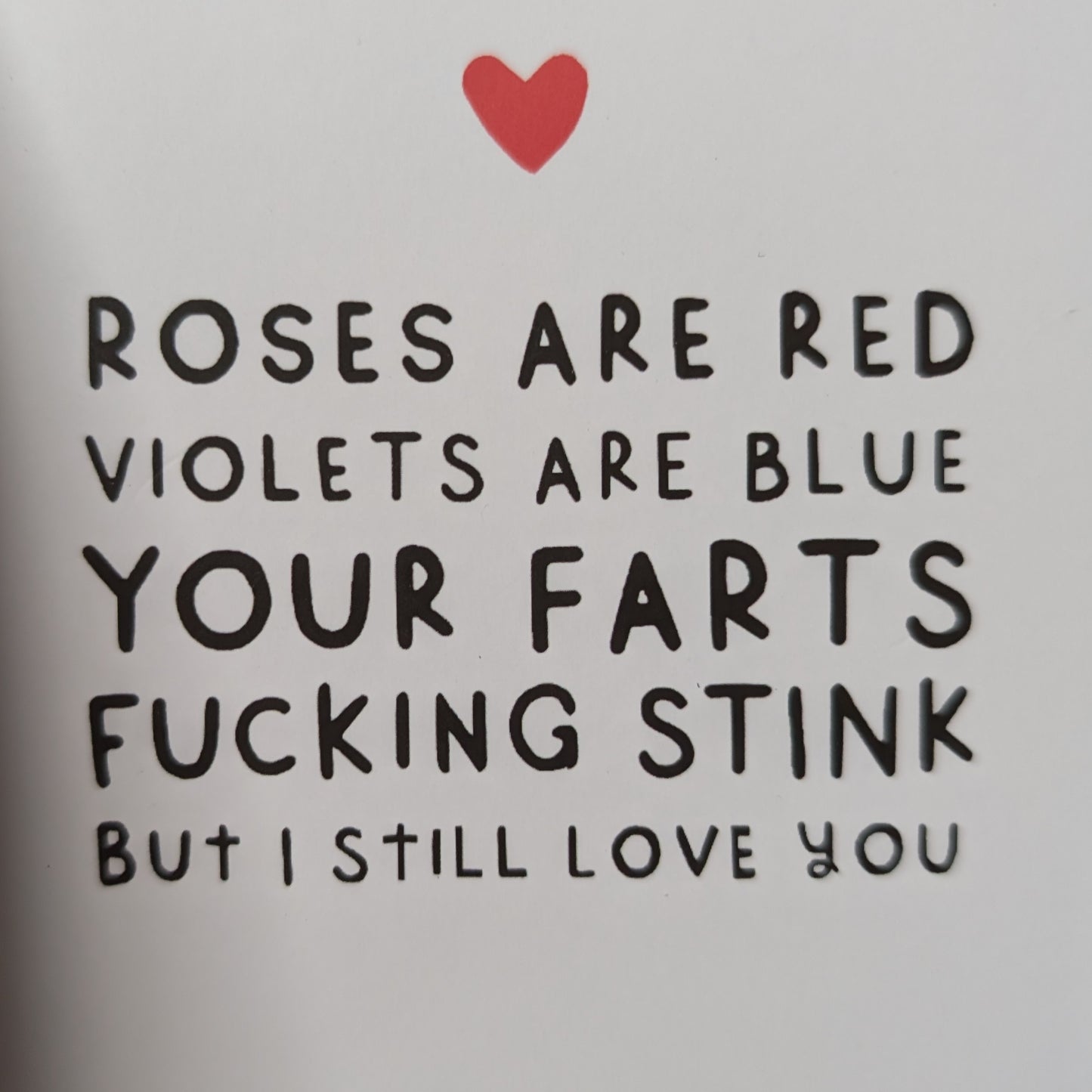 Roses are Red Greeting Card
