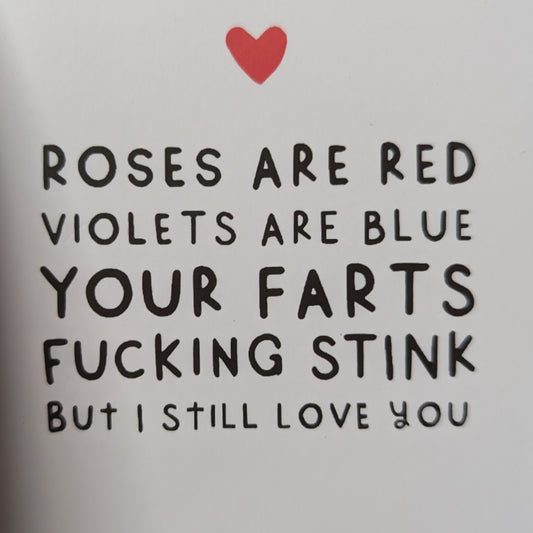 Roses are Red Greeting Card