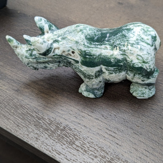 Tree Agate Rhino