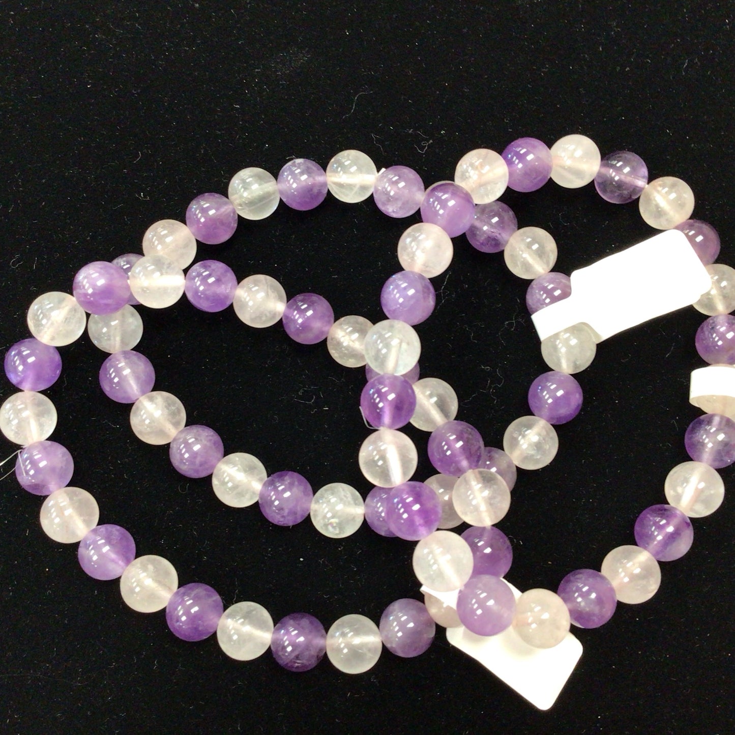 Amethyst And Clear Quartz Bracelet
