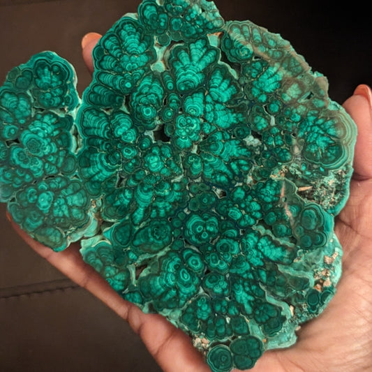 Malachite Slab Raw and Polished #635165G