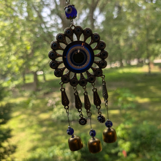 Evil Eye Sun Wind Chime