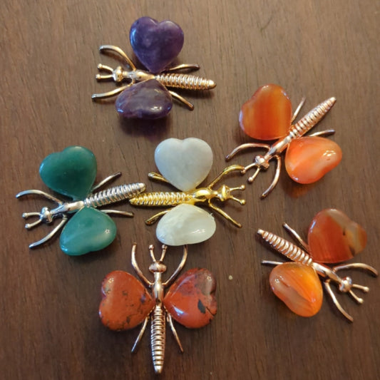 Metal and Crystal Butterflies