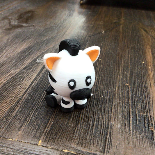 Mini Zebra 3D Printed by ScootsLoot