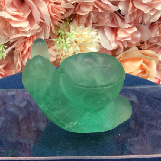 Fluorite Snail Sphere Holder