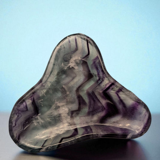 Feather Fluorite Bowl