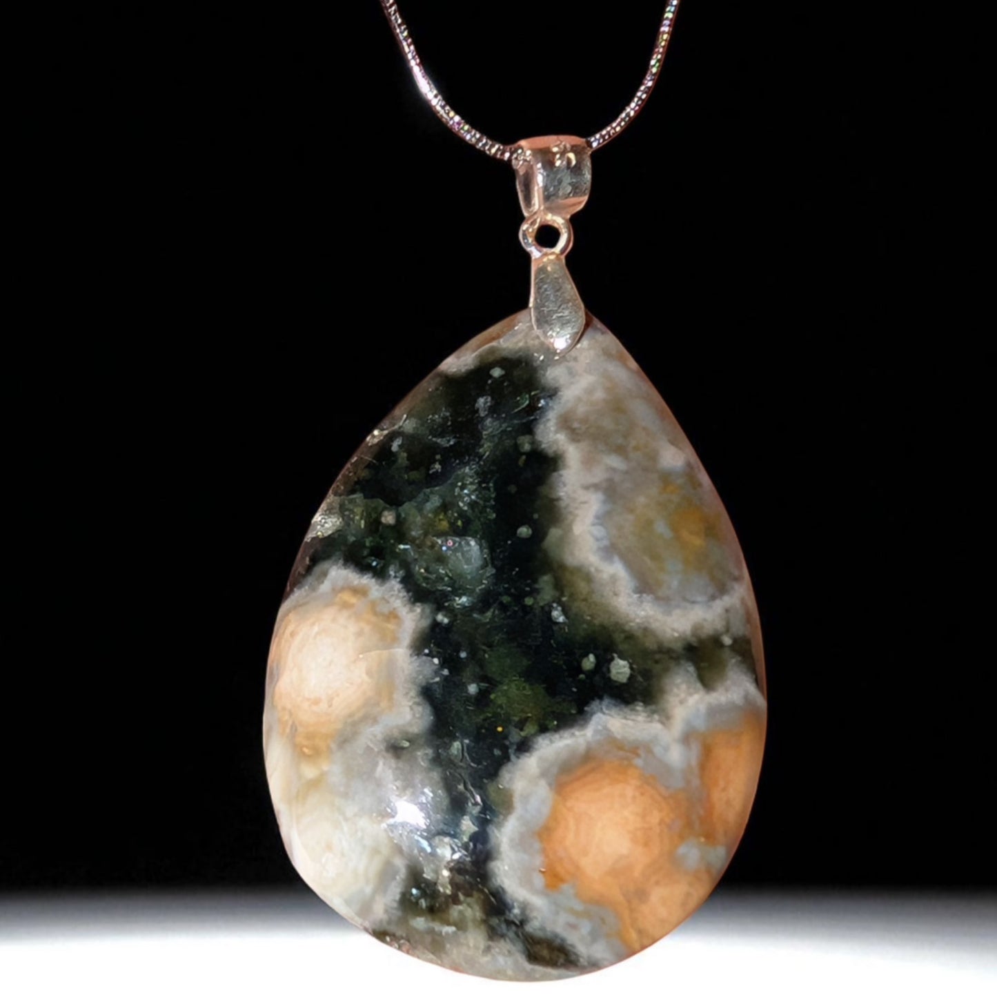 Ocean Jasper Pendant Necklace