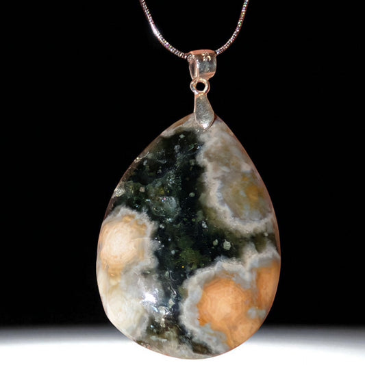 Ocean Jasper Pendant Necklace