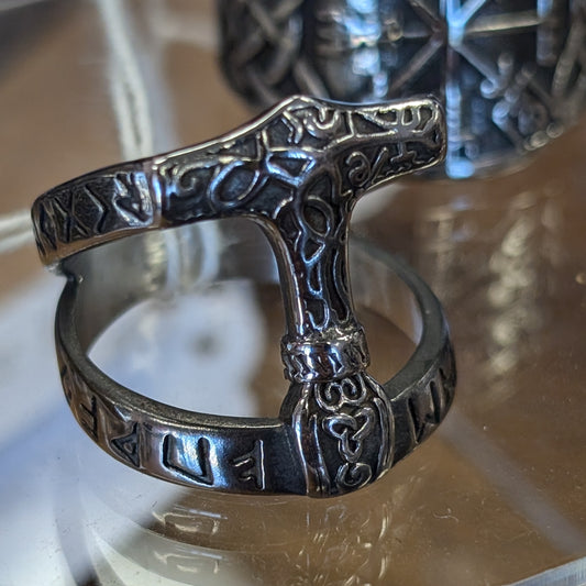 Viking Hammer Ring