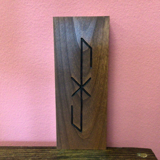 Enduring Love Rune Wood Burning