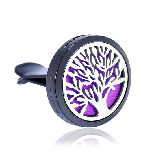 Black Tree of Life Aromatherapy Essential Oil Car Clip Gift