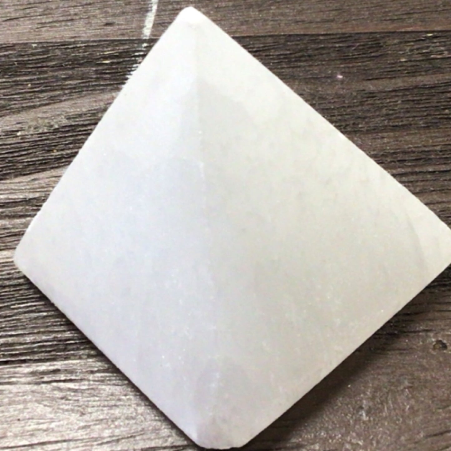 Satin Spar Selenite Pyramid