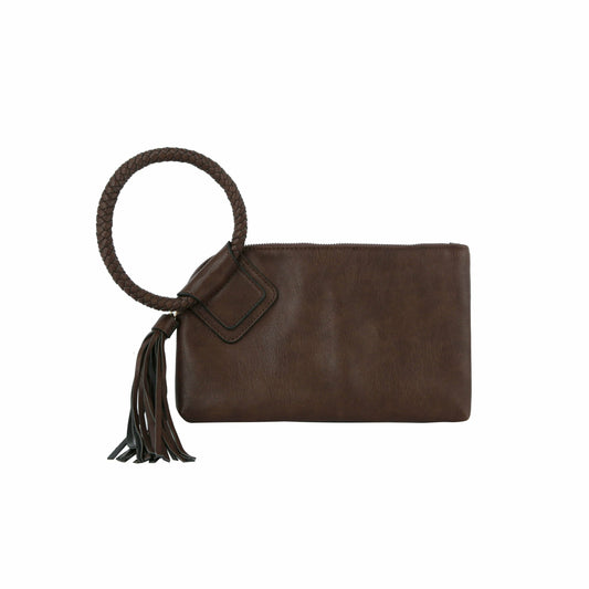 Clutch Wristlet - Brown