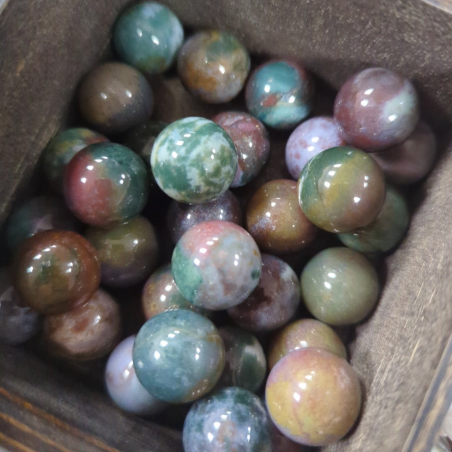 Mini Ocean Jasper Spheres