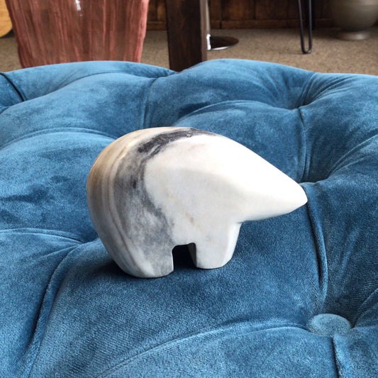 Hand Carved Agate Bear